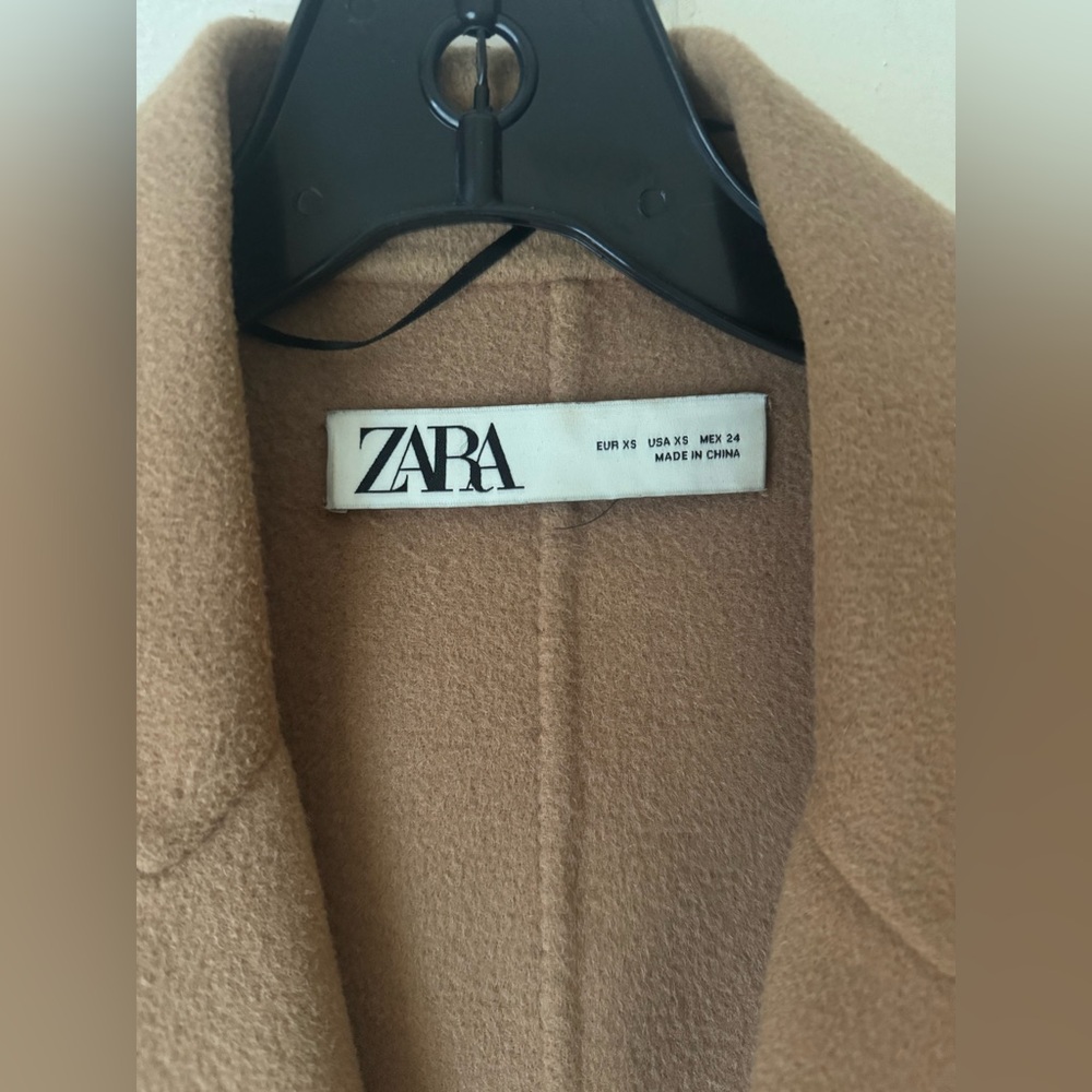 Zara Double-Breasted Wool Coat - Picture 5 of 8